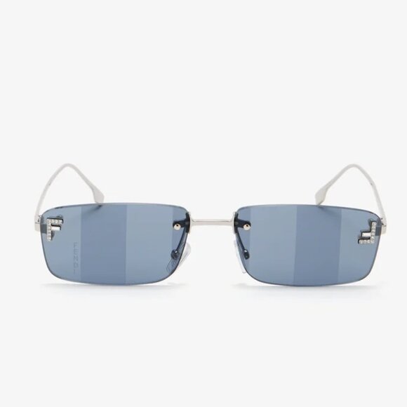 NEW FENDI SQUARE BLUE SUNGLASSES, FE4172US 16X - Picture 3 of 6